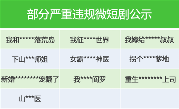 微信进一步加强微短剧治理：离奇夸张、不良价值导向等四大问题